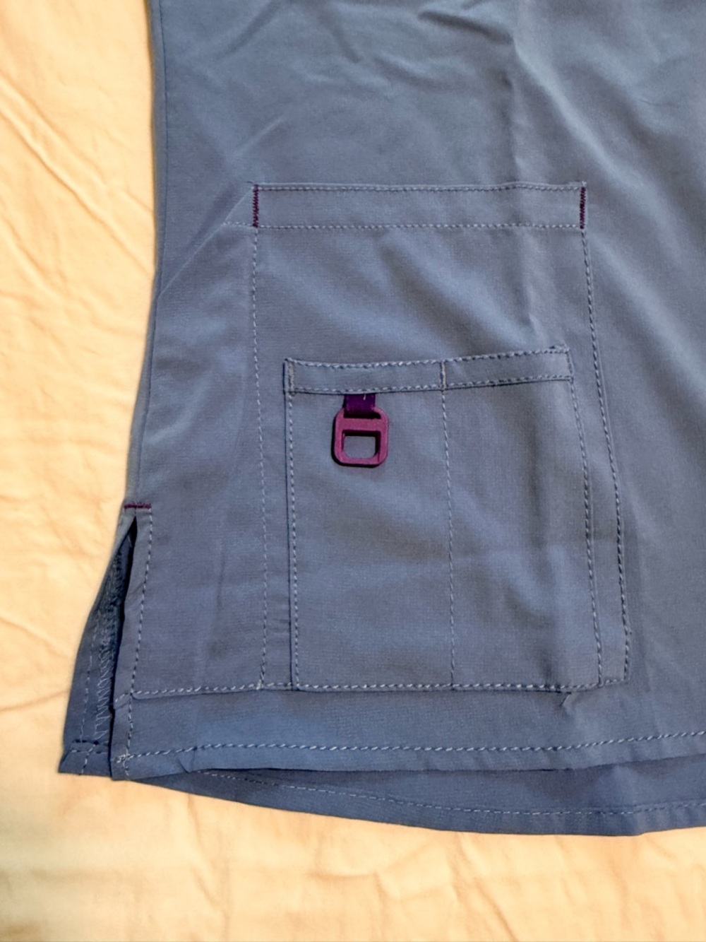 Carhartt Women's Force® Cross-Flex Modern Fit V-Neck Top - Picture 3 of 8